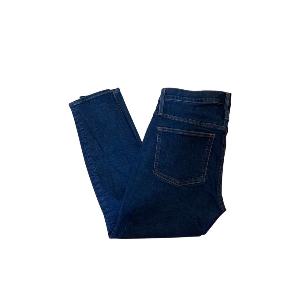 J.Crew 9" Toothpick Blue Denim Jeans Size 30 Petite Length 23.5 Casual